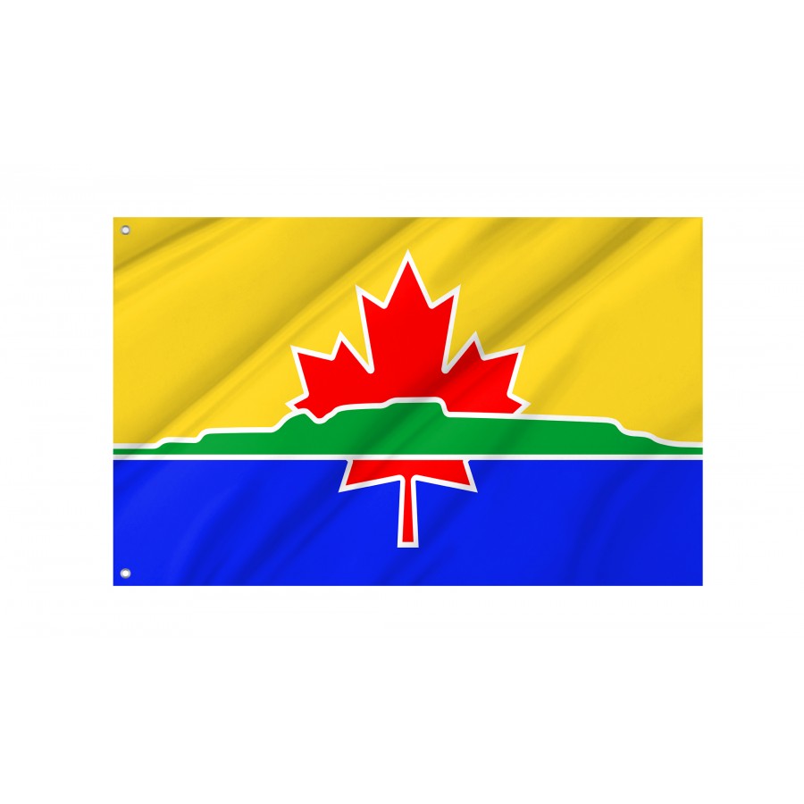 Flag of Thunder Bay, Ontario, Patriotic Flags, Unique Design Print, Flags for Indoor & Outdoor Use
