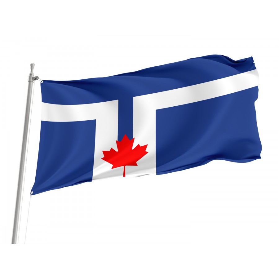 Flag of Toronto, Ontario, Patriotic Flags, Unique Design Print, Flags for Indoor & Outdoor Use
