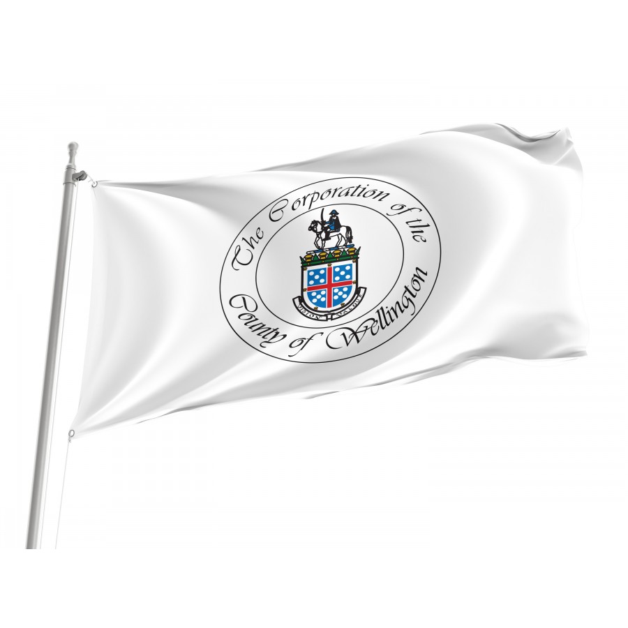 Flag of Wellington County, Patriotic Flags, Unique Design Print, Flags for Indoor & Outdoor Use