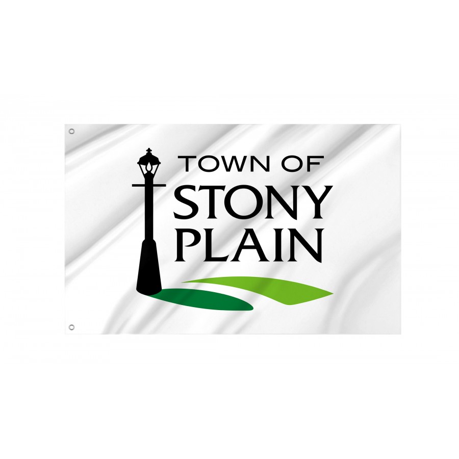 Flag of Stony Plain, Patriotic Flags, Unique Design Print, Flags for Indoor & Outdoor Use, CA--28
