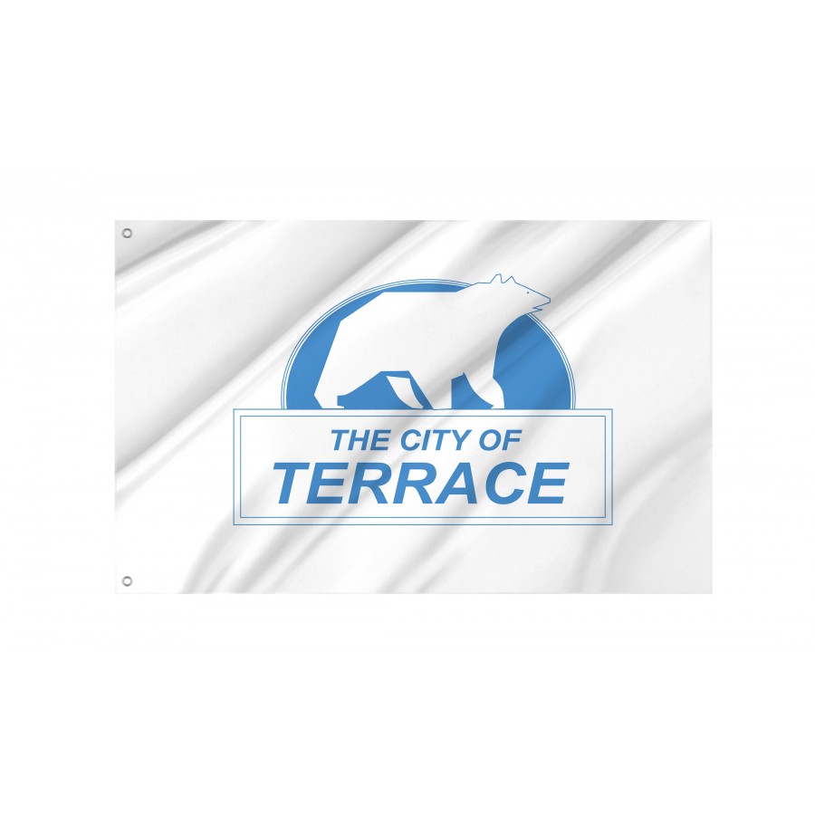Flag of Terrace, Patriotic Flags, Unique Design Print, Flags for Indoor & Outdoor Use, CA--48