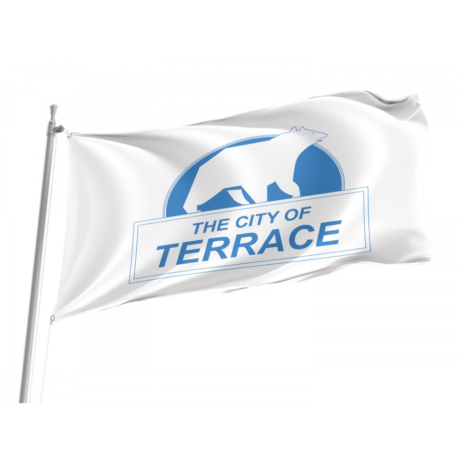 Flag of Terrace, Patriotic Flags, Unique Design Print, Flags for Indoor & Outdoor Use, CA--48