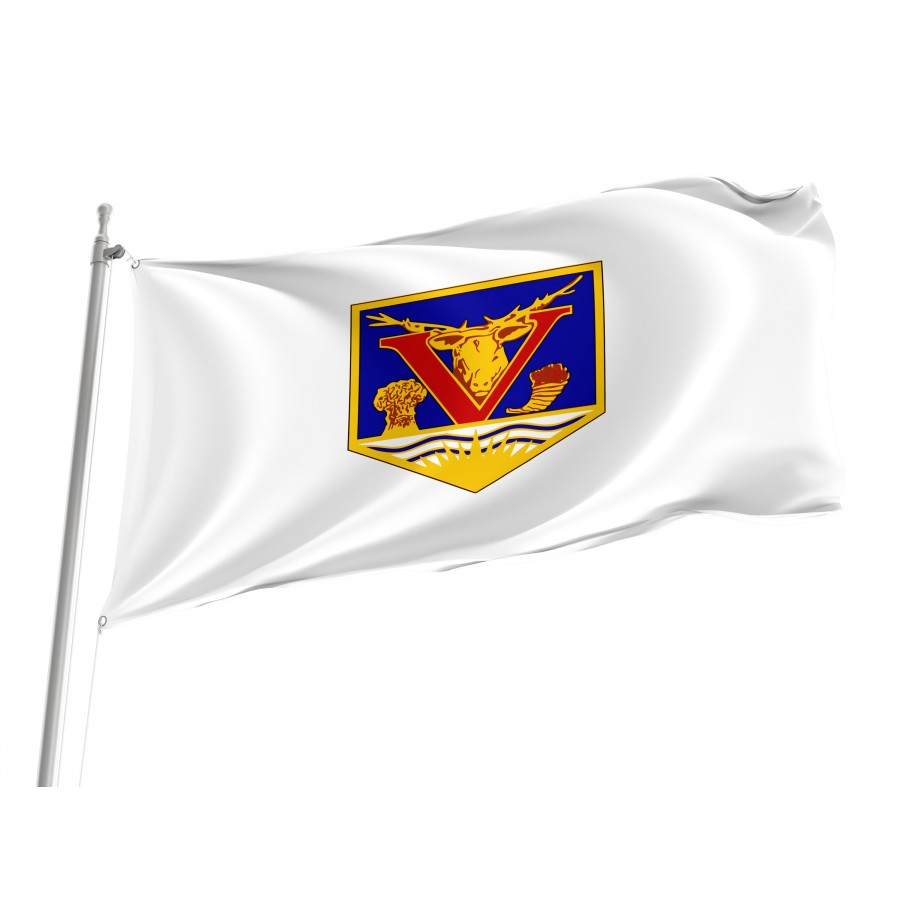 Flag of Vernon, British Columbia, Patriotic Flags, Unique Design Print, Flags for Indoor & Outdoor Use, CA--50