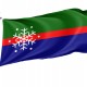 Flag of Aysén, Chile Proposal, Patriotic Flags, Unique Design Print, Flags for Indoor & Outdoor Use - Imagine 1