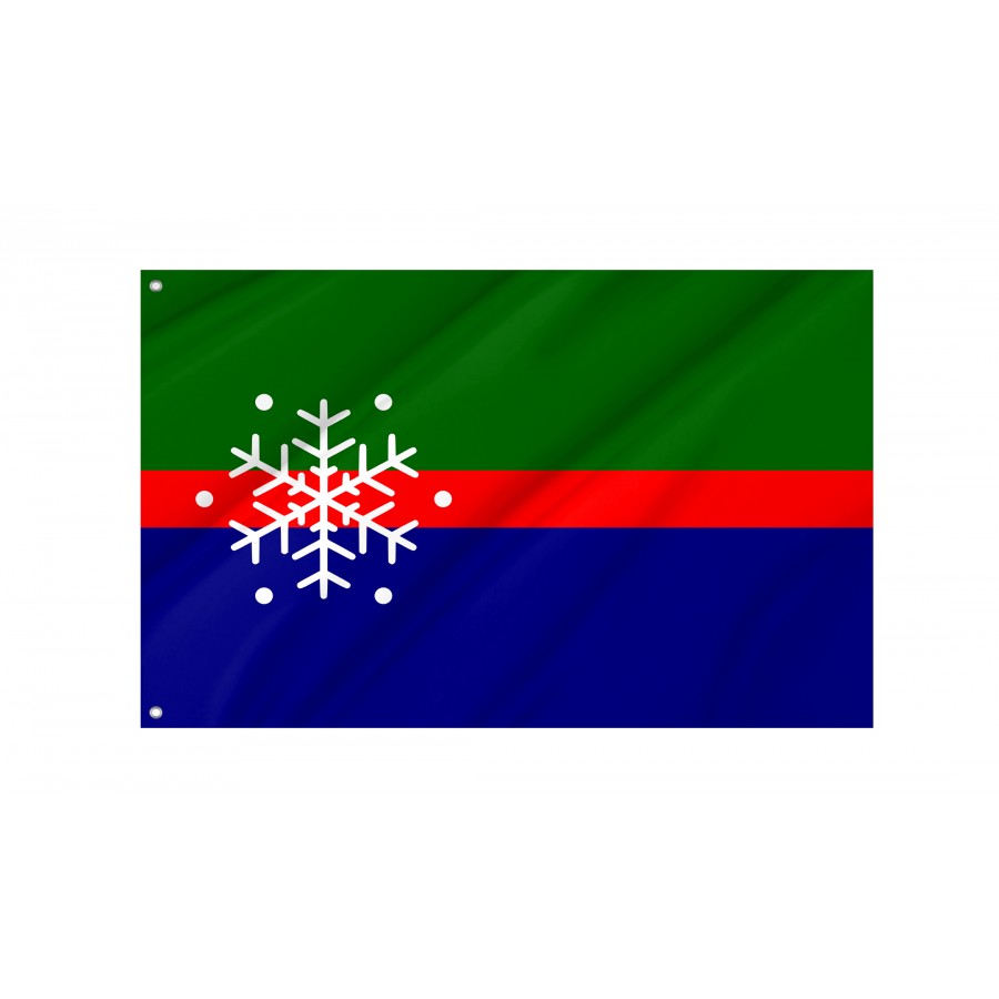 Flag of Aysén, Chile Proposal, Patriotic Flags, Unique Design Print, Flags for Indoor & Outdoor Use