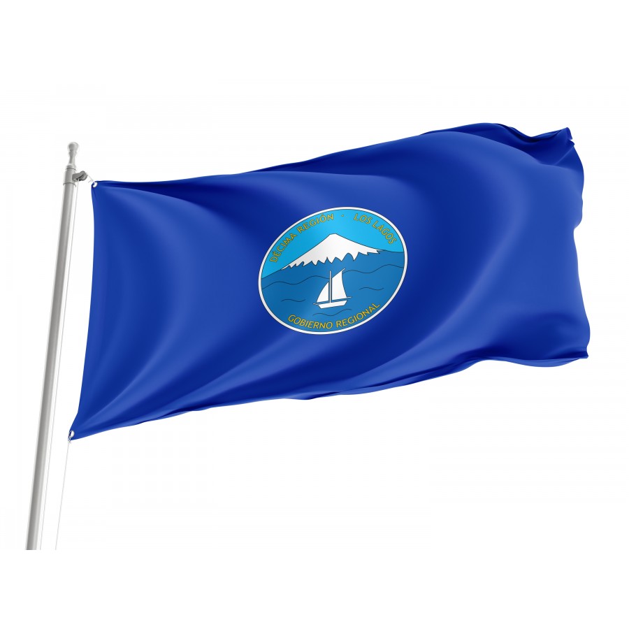 Flag of Los Lagos Region, Chile, before 2013, Patriotic Flags, Unique Design Print, Flags for Indoor & Outdoor Use