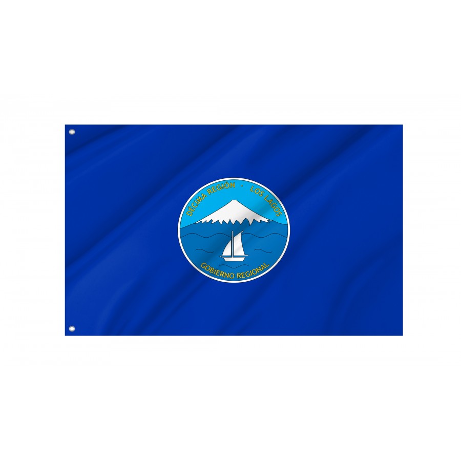 Flag of Los Lagos Region, Chile, before 2013, Patriotic Flags, Unique Design Print, Flags for Indoor & Outdoor Use