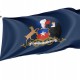 Flag of Minister of Defence of Chile, Patriotic Flags, Unique Design Print, Flags for Indoor & Outdoor Use - Imagine 1