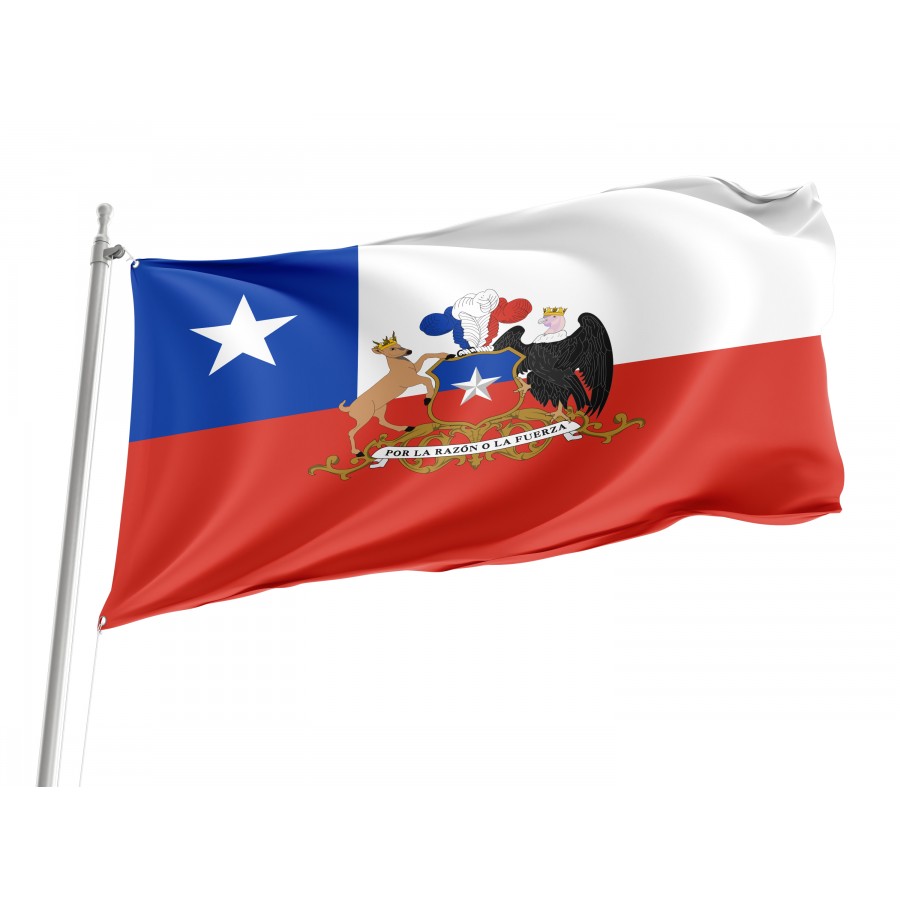 Flag of Presidential flag of the Republic of Chile, Patriotic Flags, Unique Design Print, Flags for Indoor & Outdoor Use