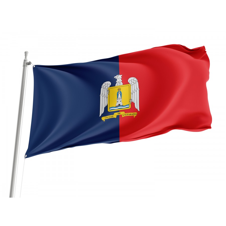 Flag of Valparaíso, Patriotic Flags, Unique Design Print, Flags for Indoor & Outdoor Use