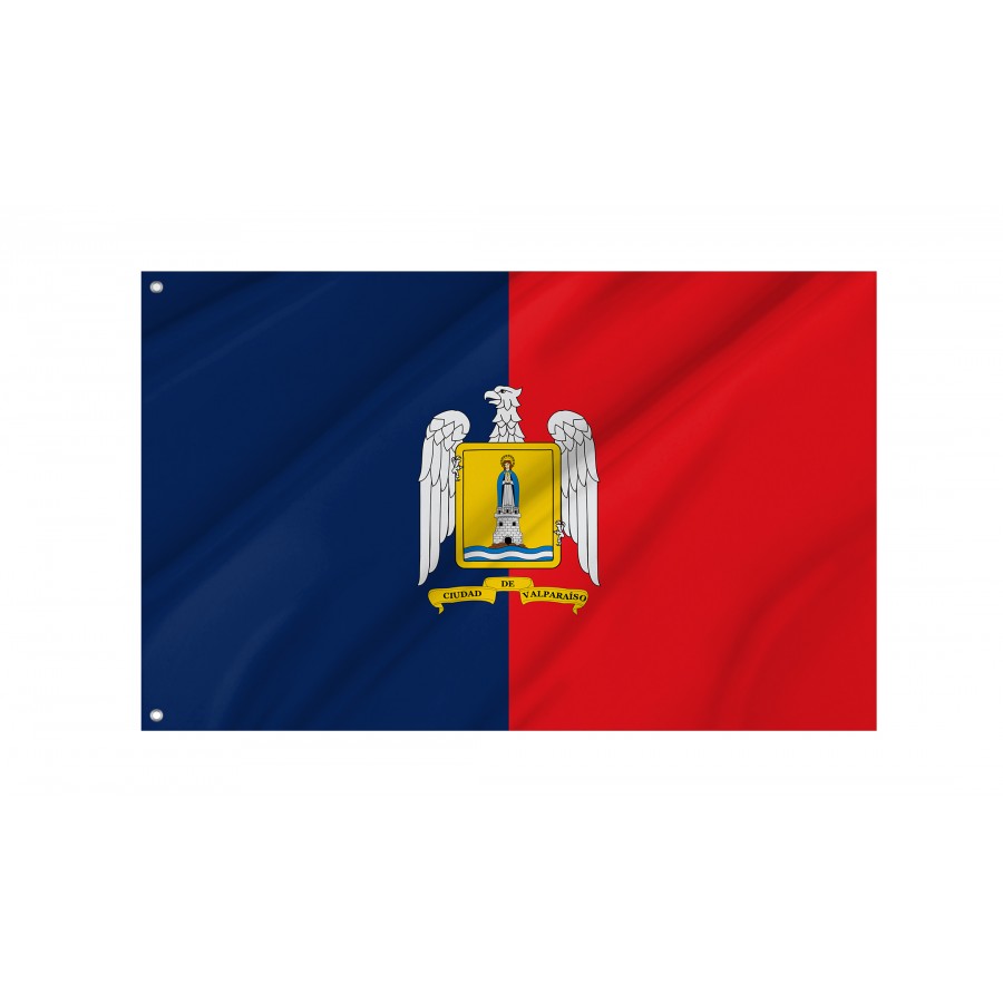 Flag of Valparaíso, Patriotic Flags, Unique Design Print, Flags for Indoor & Outdoor Use