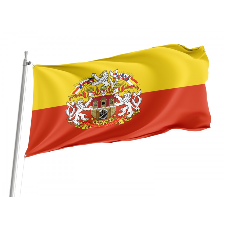 Flag of Prague, Patriotic Flags, Unique Design Print, Flags for Indoor & Outdoor Use