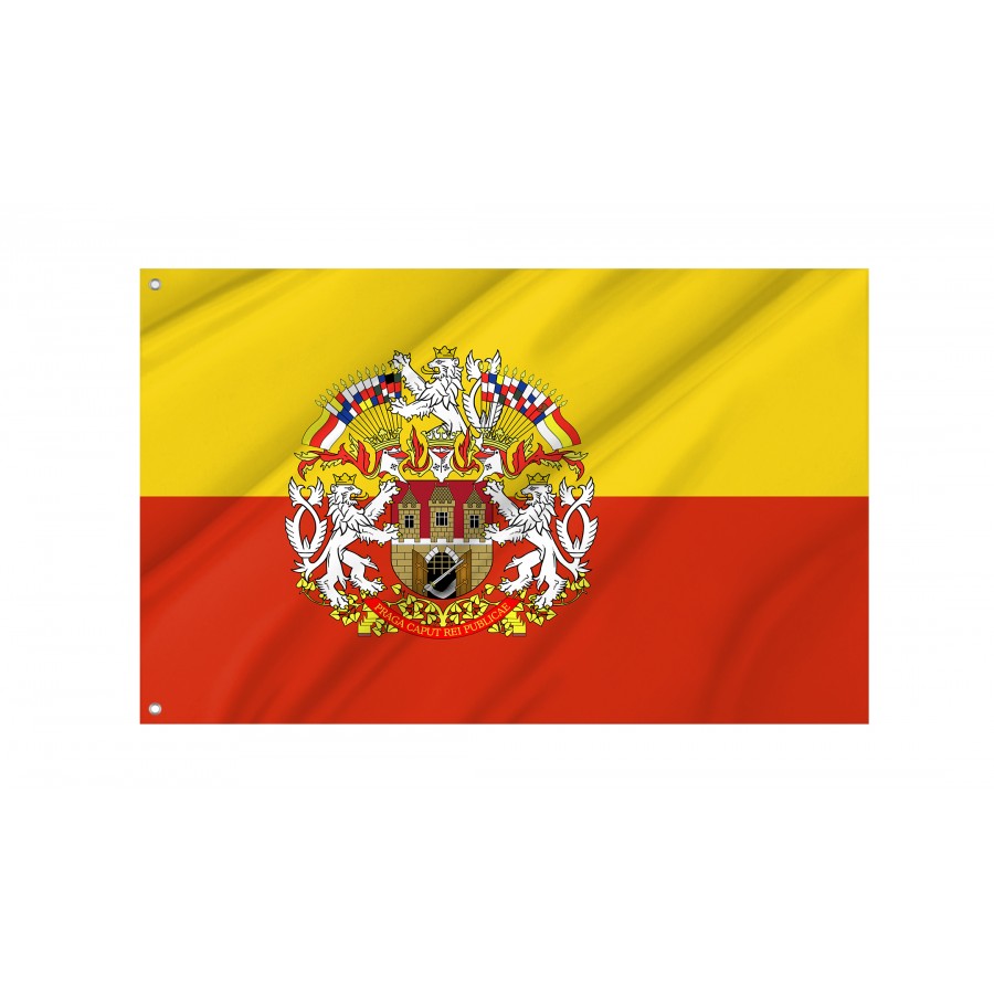 Flag of Prague, Patriotic Flags, Unique Design Print, Flags for Indoor & Outdoor Use
