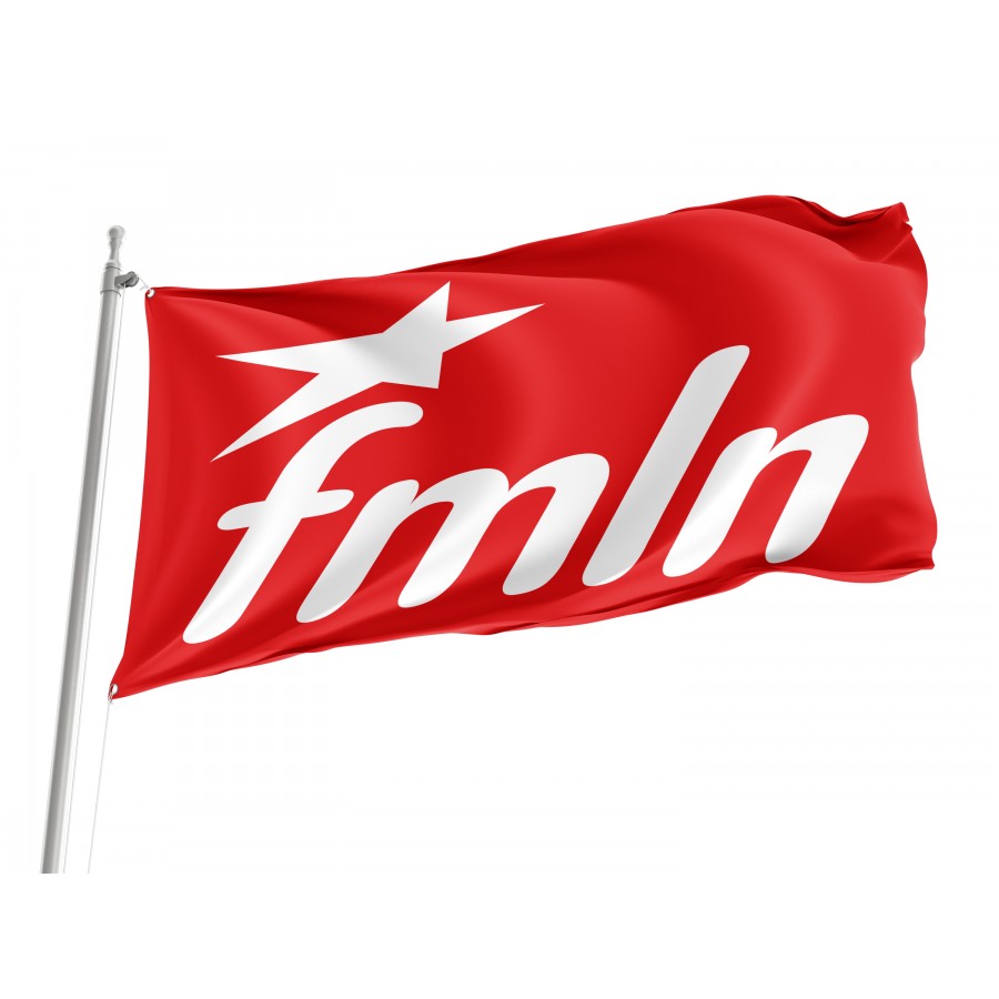 Flag of FMLN Official 2017, Patriotic Flags, Unique Design Print, Flags for Indoor & Outdoor Use
