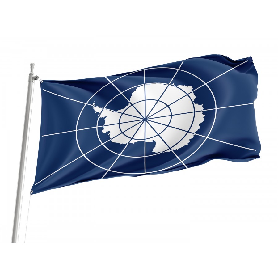 Flag of Antarctic Treaty, Unique Design Print, Flags for Indoor & Outdoor Use