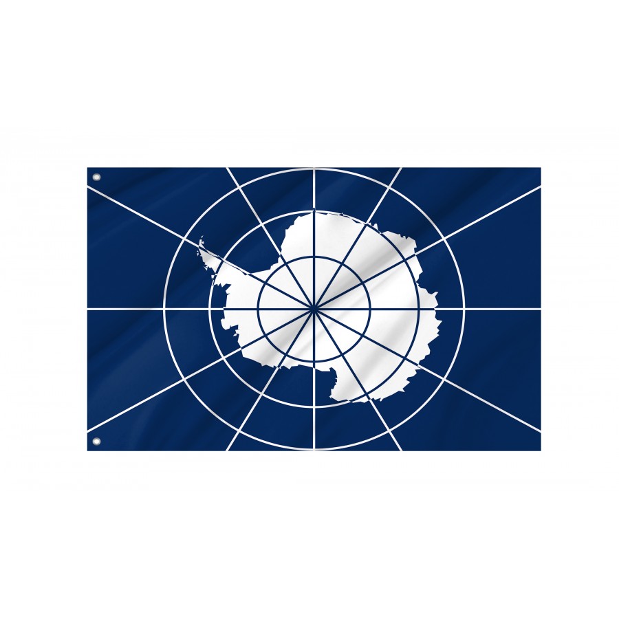 Flag of Antarctic Treaty, Unique Design Print, Flags for Indoor & Outdoor Use