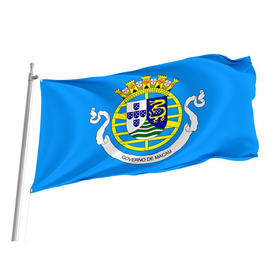 Flag of Government of Portuguese Macau 1976-1999, Patriotic Flags, Unique Design Print, Flags for Indoor & Outdoor Use