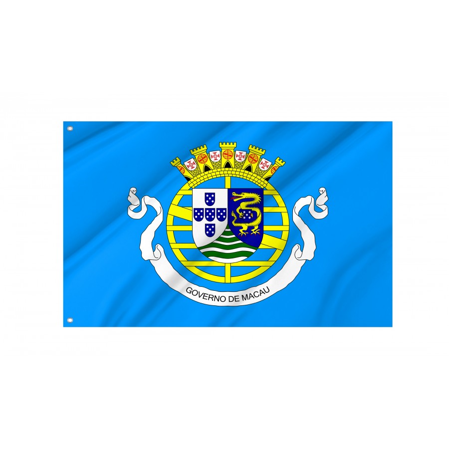 Flag of Government of Portuguese Macau 1976-1999, Patriotic Flags, Unique Design Print, Flags for Indoor & Outdoor Use