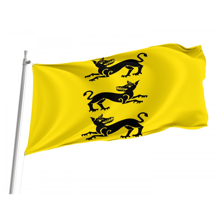 Flag of House Clegane, Game of Thrones, Unique Design Print, Flags for Indoor & Outdoor Use