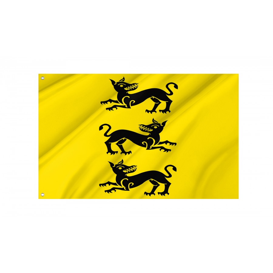 Flag of House Clegane, Game of Thrones, Unique Design Print, Flags for Indoor & Outdoor Use
