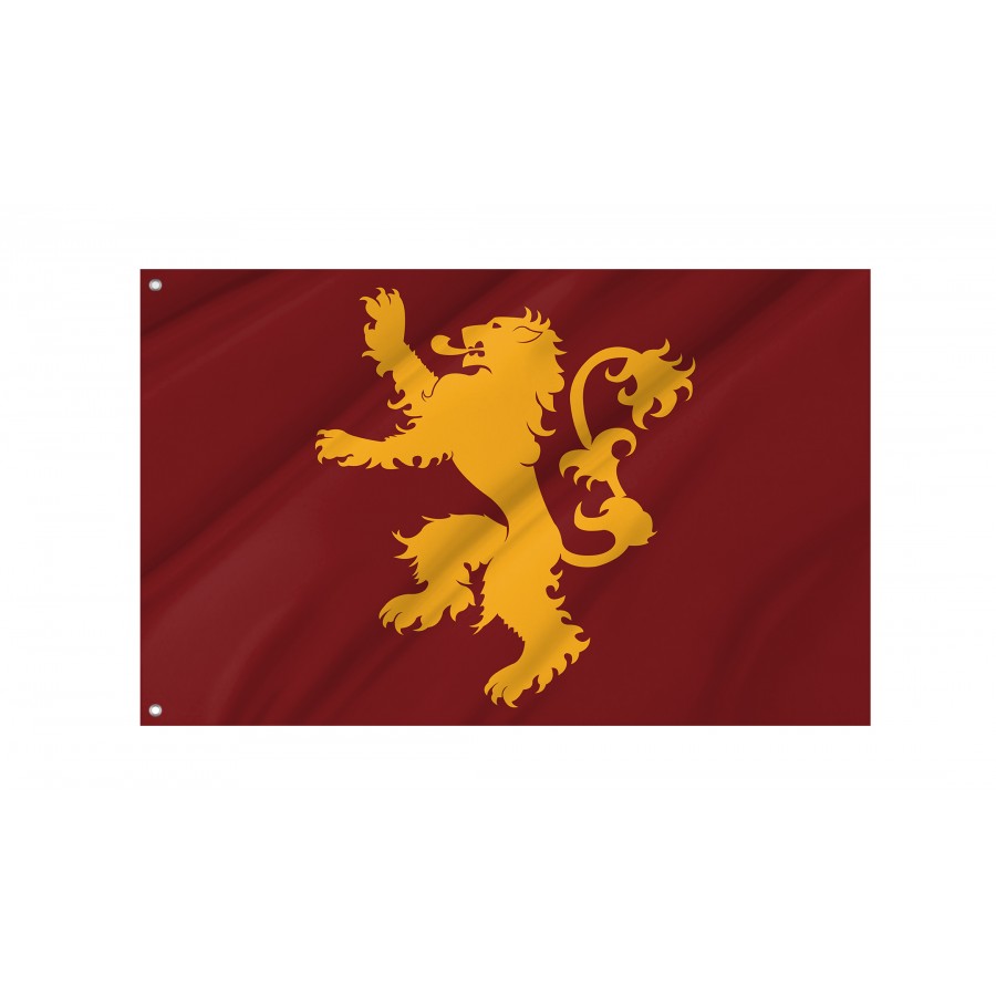 Flag of House Lannister, Game of Thrones, Unique Design Print, Flags for Indoor & Outdoor Use