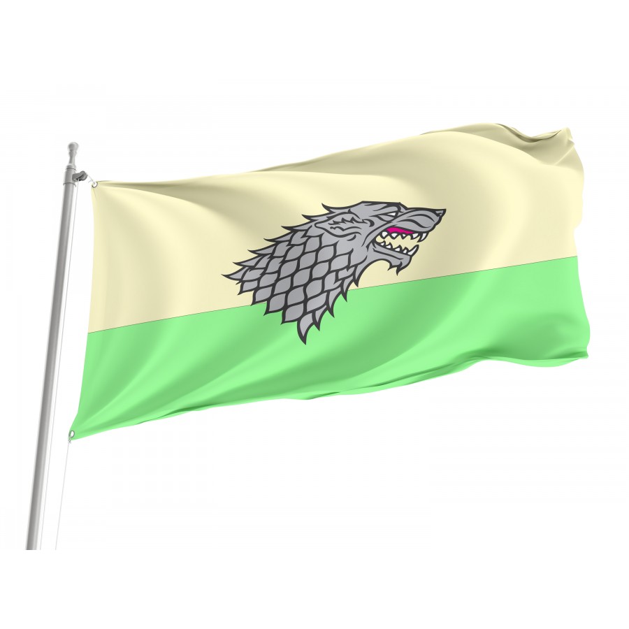 Flag of House Stark, Game of Thrones, Unique Design Print, Flags for Indoor & Outdoor Use