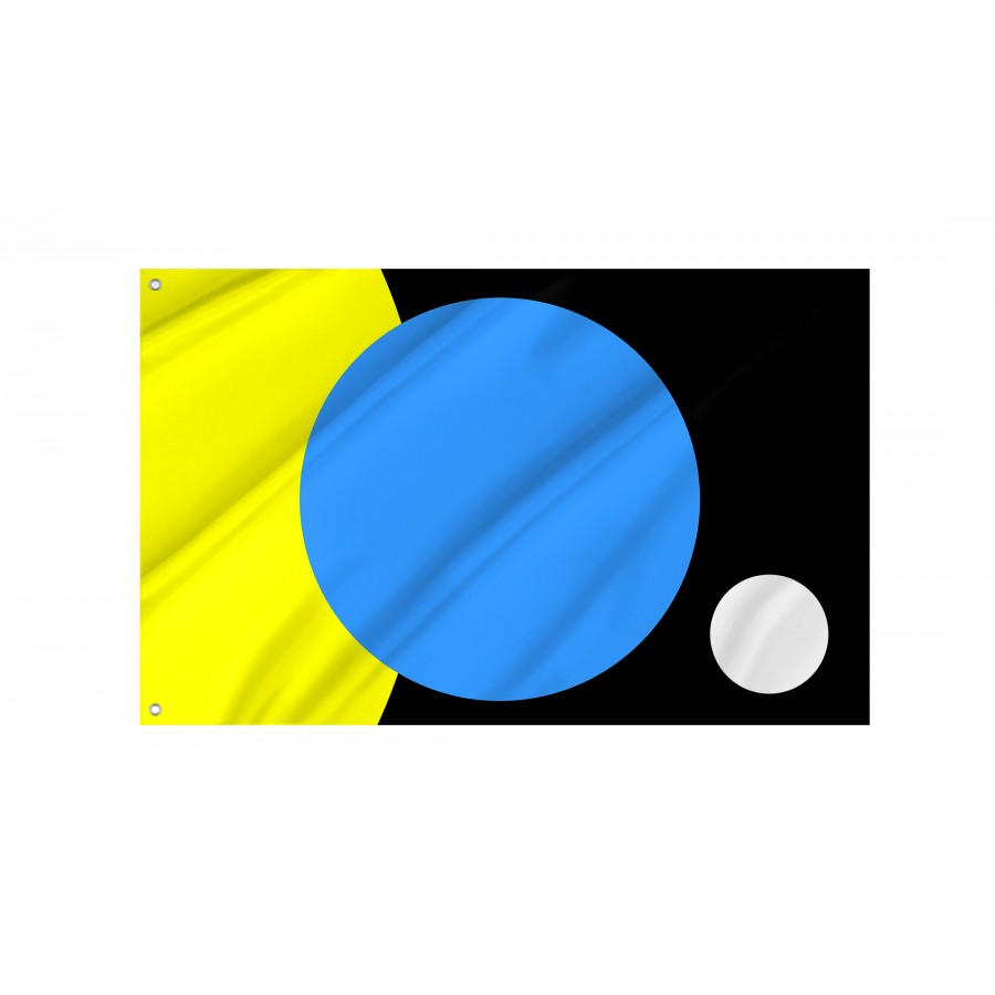 James Cadle's Flag of Earth, Unique Design Print, Flags for Indoor & Outdoor Use