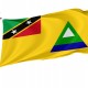 Flag of Nevis, Patriotic Flags, Unique Design Print, Flags for Indoor & Outdoor Use - Imagine 1