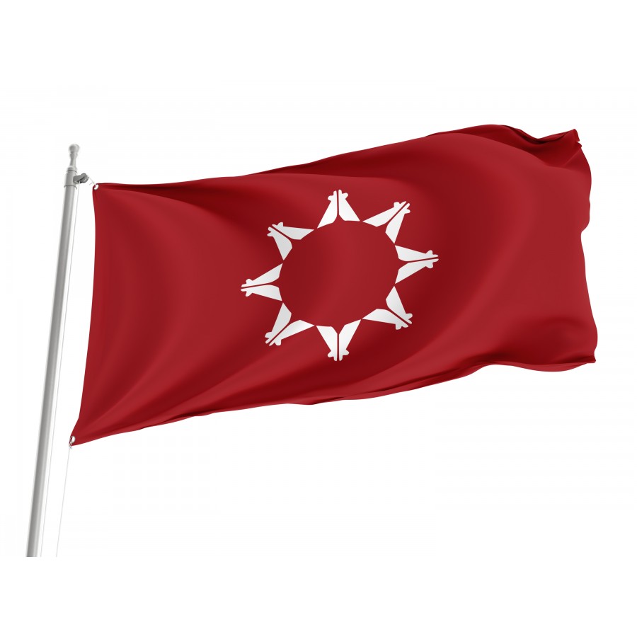 Flag of Oglala Sioux Tribe, Patriotic Flags, Unique Design Print, Flags for Indoor & Outdoor Use