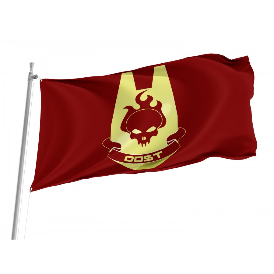 Flag of Orbital Drop Shock Troopers, Unique Design Print, Flags for Indoor & Outdoor Use, ODST--1