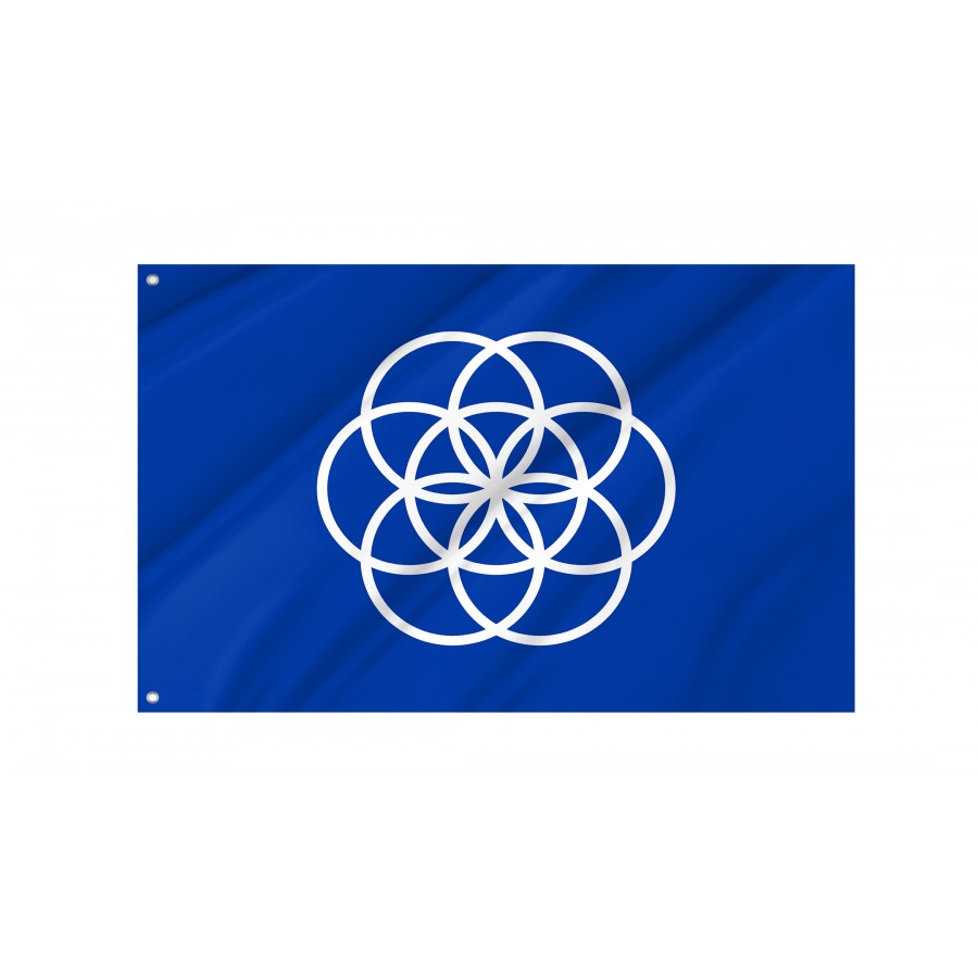 Flag of Planet Earth International, Unique Design Print, Flags for Indoor & Outdoor Use