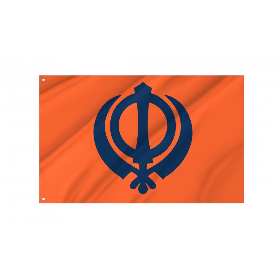 Flag of Sikh, Unique Design Print, Flags for Indoor & Outdoor Use