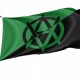 Flag of Veganarchist, Unique Design Print, Flags for Indoor & Outdoor Use - Imagine 1