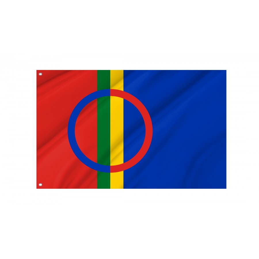 Flag of Lapland, Patriotic Flags, Unique Design Print, Flags for Indoor & Outdoor Use