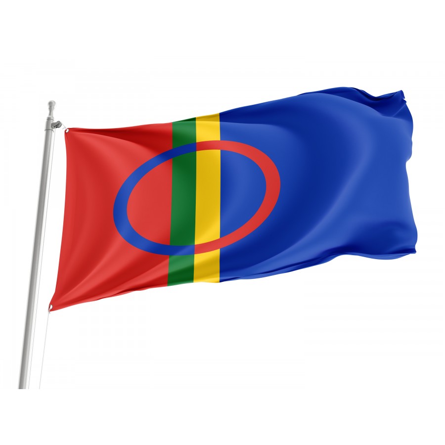Flag of Lapland, Patriotic Flags, Unique Design Print, Flags for Indoor & Outdoor Use