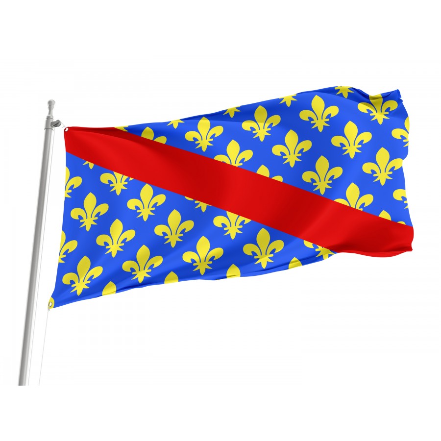 Flag Of Allier, Patriotic Flags, Unique Design Print, Flags For Indoor & Outdoor Use - High Quality France for Indoor and Outdoor Use