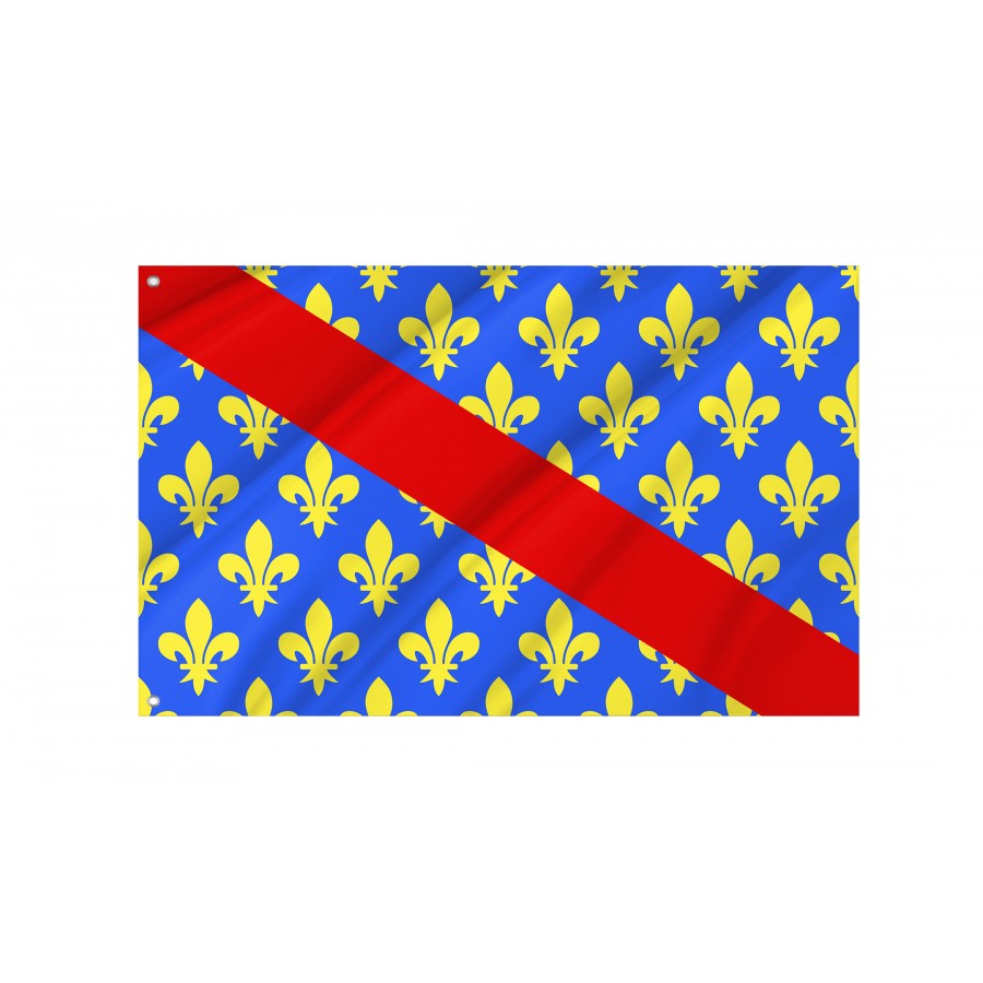 Flag Of Allier, Patriotic Flags, Unique Design Print, Flags For Indoor & Outdoor Use - High Quality France for Indoor and Outdoor Use