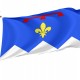 Flag of Alpes-de-Haute-Provence, Patriotic Flags, Unique Design Print, Flags for Indoor & Outdoor Use - Imagine 1