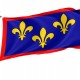 Flag of Anjou, Patriotic Flags, Unique Design Print, Flags for Indoor & Outdoor Use - Imagine 1