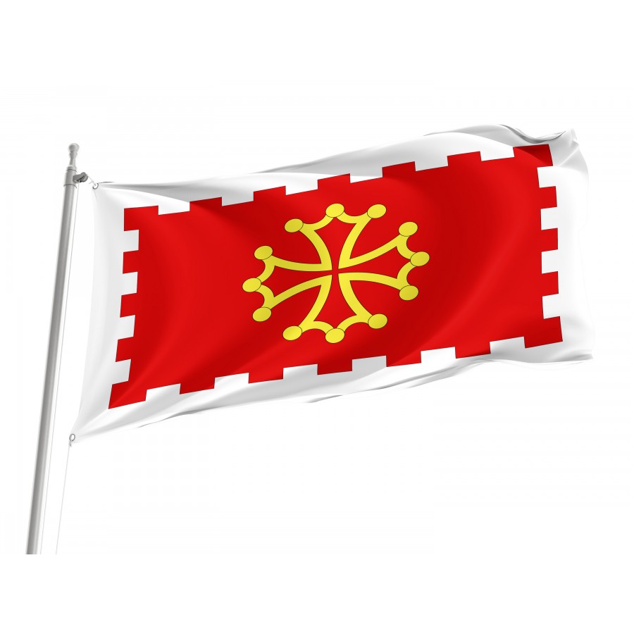 Flag Of Aude, Patriotic Flags, Unique Design Print, Flags For Indoor & Outdoor Use - High Quality France for Indoor and Outdoor Use