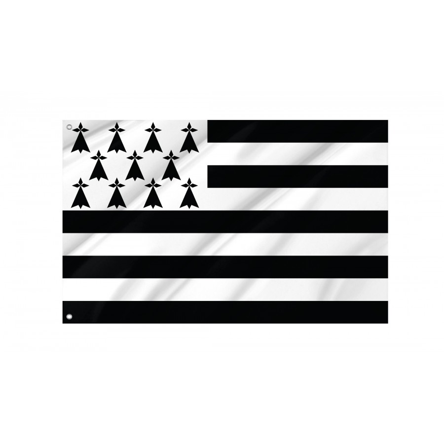 Flag of Brittany, Patriotic Flags, Unique Design Print, Flags for Indoor & Outdoor Use