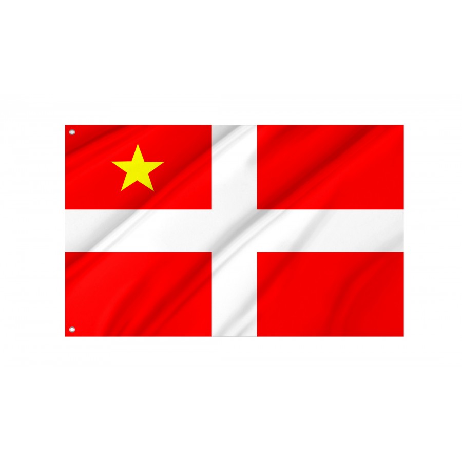 Flag Of Chambéry Commune In France, Patriotic Flags, Unique Design Print, Flags For Indoor & Outdoor Use - High Quality France for Indoor and Outdoor Use