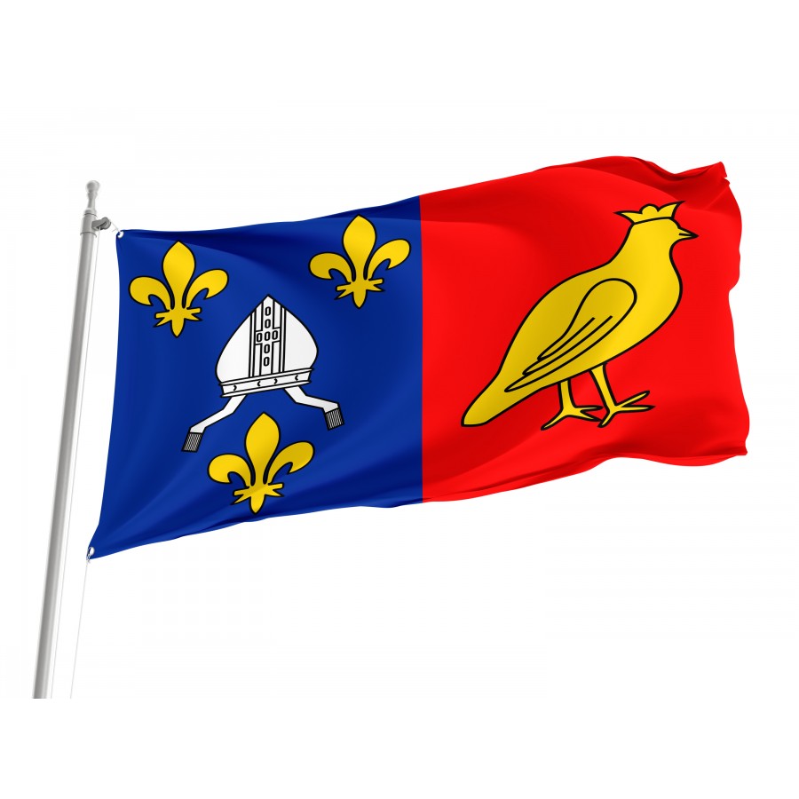 Flag Of Charente-Maritime, Patriotic Flags, Unique Design Print, Flags For Indoor & Outdoor Use - High Quality France for Indoor and Outdoor Use