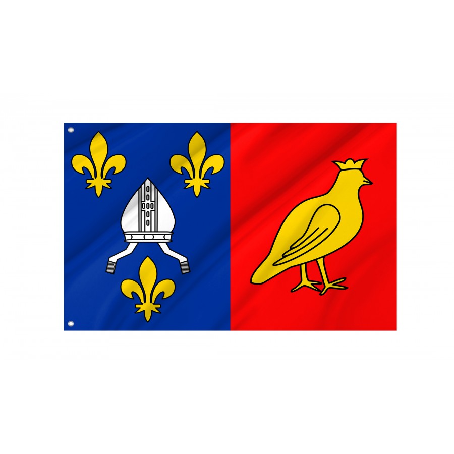 Flag Of Charente-Maritime, Patriotic Flags, Unique Design Print, Flags For Indoor & Outdoor Use - High Quality France for Indoor and Outdoor Use