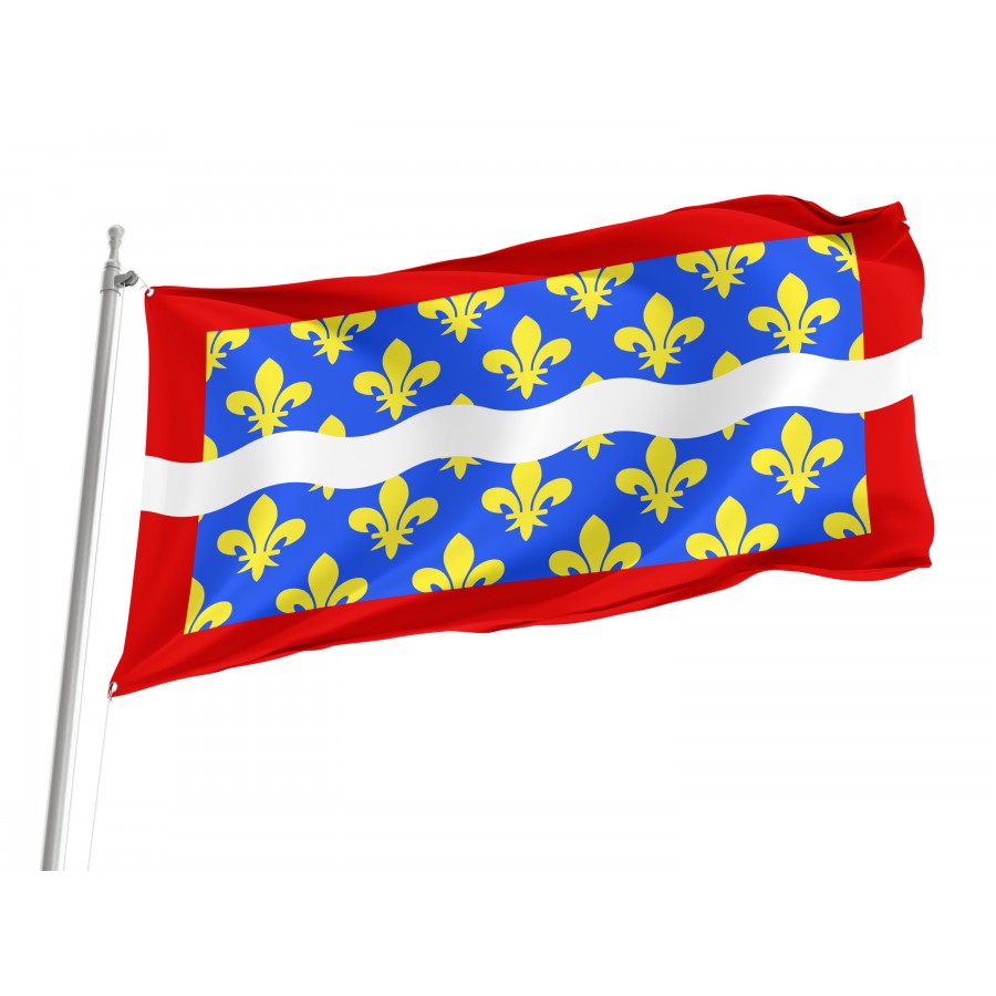 Flag Of Cher, Patriotic Flags, Unique Design Print, Flags For Indoor & Outdoor Use - High Quality France for Indoor and Outdoor Use