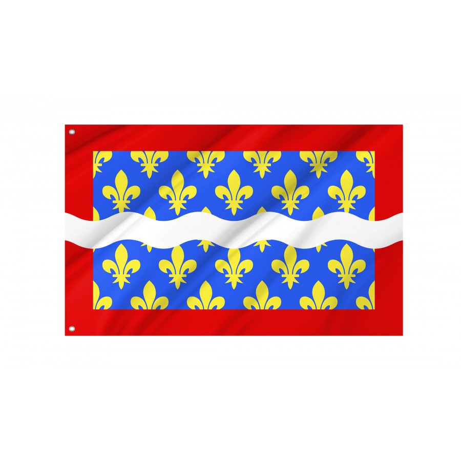 Flag Of Cher, Patriotic Flags, Unique Design Print, Flags For Indoor & Outdoor Use - High Quality France for Indoor and Outdoor Use