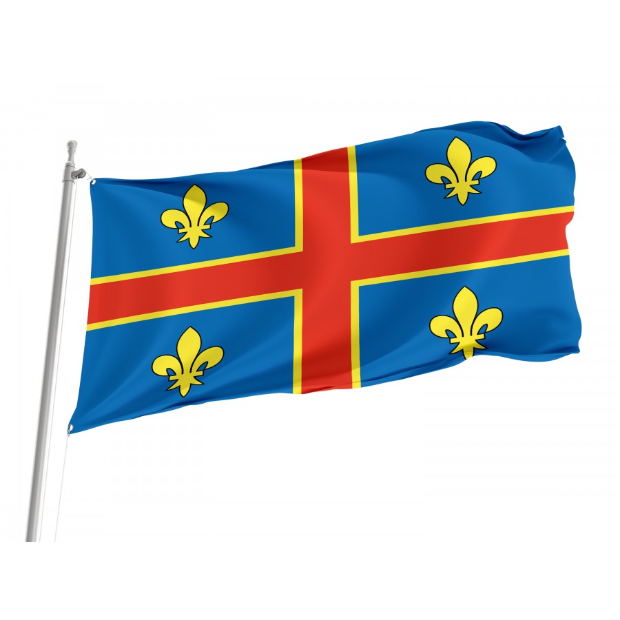 Flag Of Clermont-Ferrand, Patriotic Flags, Unique Design Print, Flags For Indoor & Outdoor Use - High Quality France for Indoor and Outdoor Use