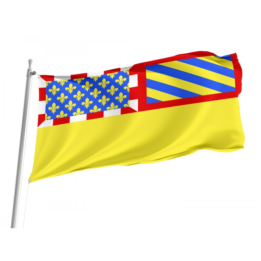 Flag Of Côte-Dor, Patriotic Flags, Unique Design Print, Flags For Indoor & Outdoor Use - High Quality France for Indoor and Outdoor Use