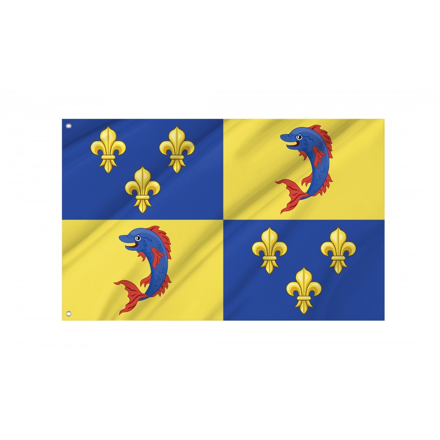 Flag Of Dauphin, Patriotic Flags, Unique Design Print, Flags For Indoor & Outdoor Use - High Quality France for Indoor and Outdoor Use