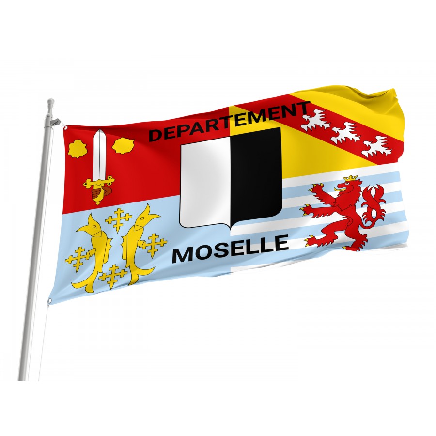 Flag Of Department Moselle, Patriotic Flags, Unique Design Print, Flags For Indoor & Outdoor Use - High Quality France for Indoor and Outdoor Use